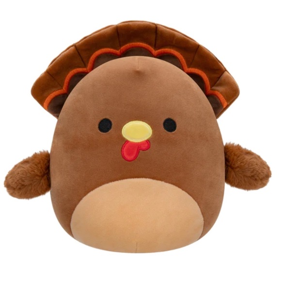 NWT 8” Terry the Turkey & 3.5” Clip Thanksgiving Squishmallow Set - Picture 2 of 3